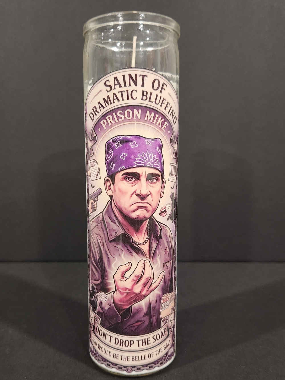 Saint of Dramatic Bluffing Prison Mike White Candle NWT